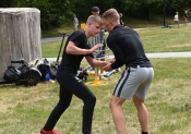 AIK-brottnings träning på Skytteholmsfältet