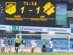 GAIS - AIK.  1-1