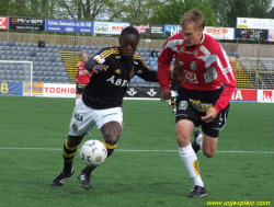 AIK - Landskrona.  0-1